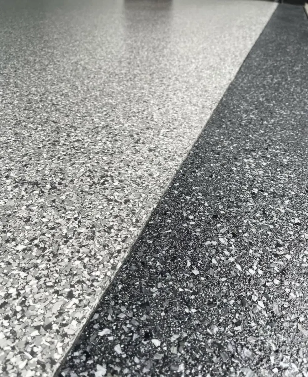Concrete slab before coating